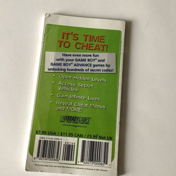Gameboy Advance Secret Codes 3 Paperback Book 2001 by BradyGames - Picture 2 of 6